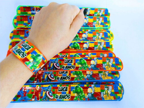 Pulseira Bate Enrola Personalizadas