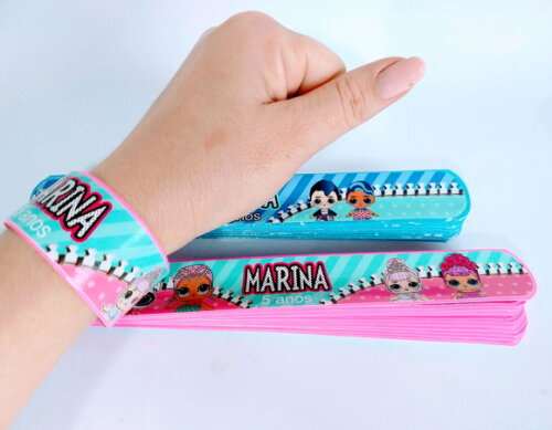 Pulseira Bate Enrola Personalizadas