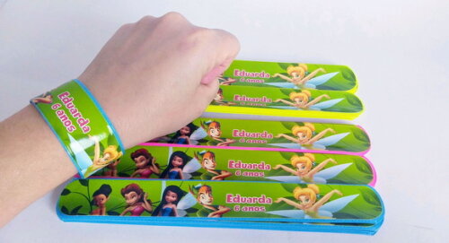 Pulseira Bate Enrola Tinker Bel