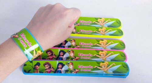 Pulseira Bate Enrola Tinker Bel