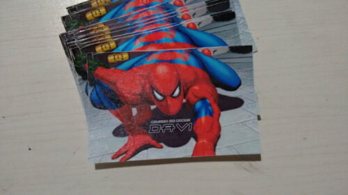 Rotulo bolinha de sabao homem aranha
