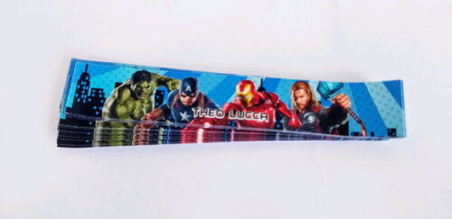 Rotulo para Agua os Vingadores