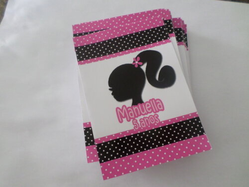 rotulo para bisnaga barbie paris