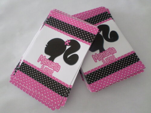 rotulo para bisnaga barbie paris