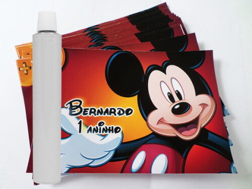Rotulo para Bisnaga Brigadeiro Mickey
