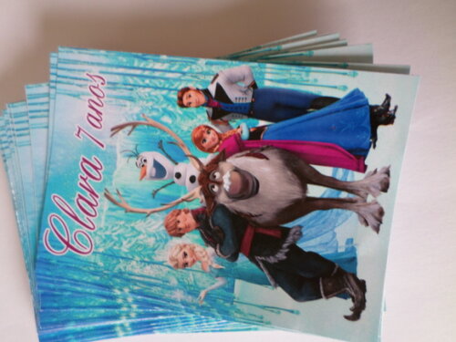 rotulo para bisnaga frozen