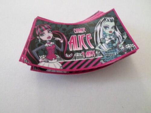 rotulo para esmalte monster high