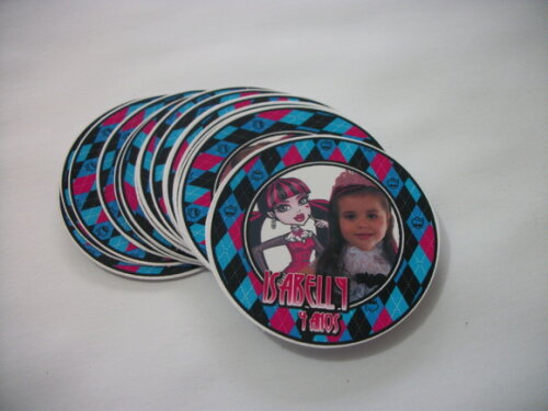 Rotulo para latinha monster high