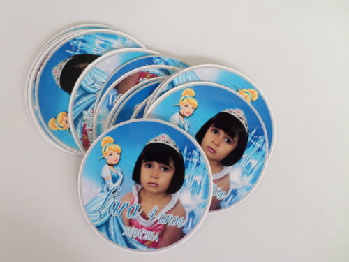 Rótulo para Latinha Personalizado Cinderela