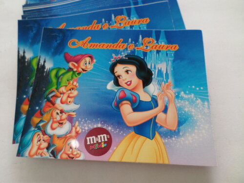 Rotulo para mms branca de neve