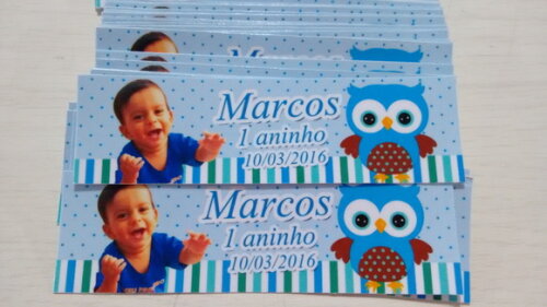 rotulo para papinha corujinha