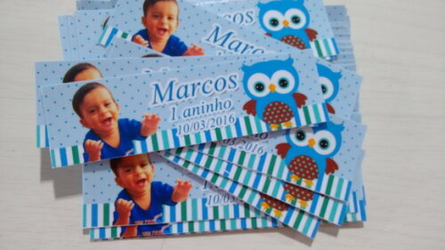 rotulo para papinha corujinha