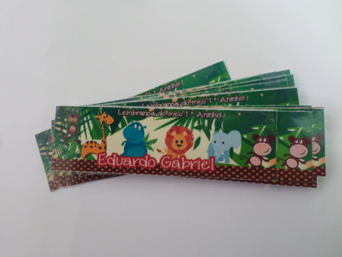 Rotulo para papinha safari
