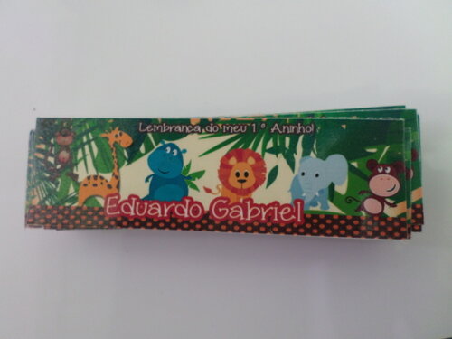 Rotulo para papinha safari