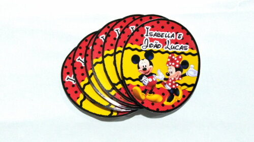 Rotulo para tubet da minnie e mickey