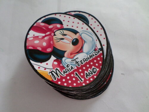 Rotulo para Tubet da Minnie