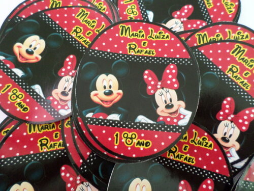Rotulo para Tubet Minnie e Mickey