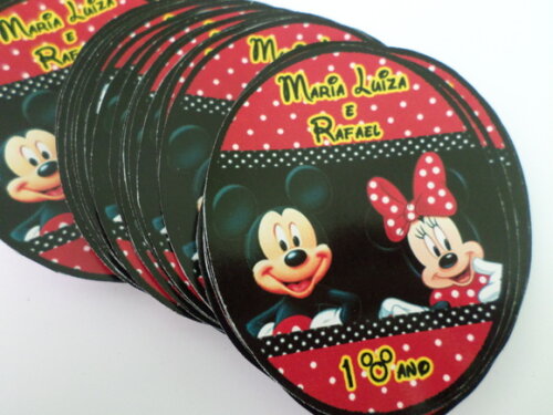 Rotulo para Tubet Minnie e Mickey