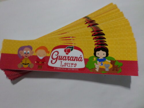 Rotulo Personalizado para Guarana Branca de Neve