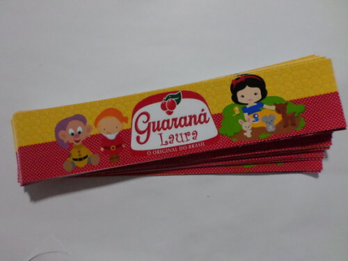 Rotulo Personalizado para Guarana Branca de Neve