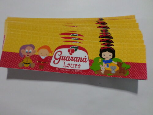 Rotulo Personalizado para Guarana Branca de Neve