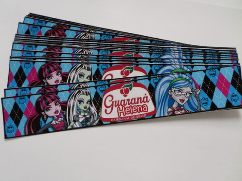 Rotulo Personalizado para Guarana Monster High