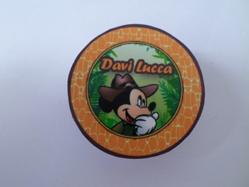 Rótulo Personalizado para Latinha Mickey Safari