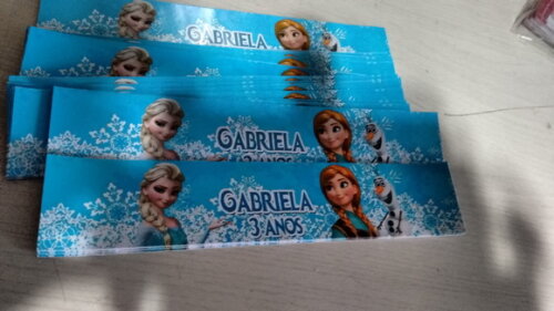 Rotulos para Agua Frozen