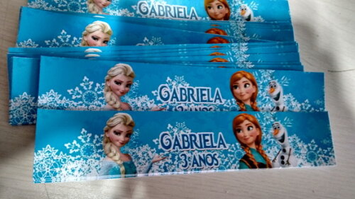 Rotulos para Agua Frozen