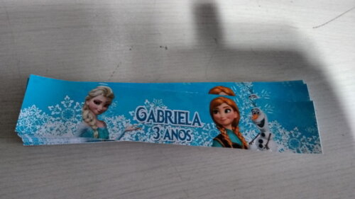 Rotulos para Agua Frozen
