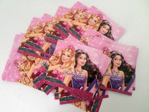 Rótulos para Baton barbie pop star