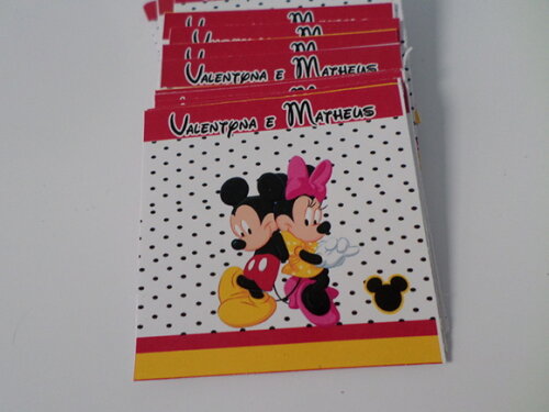 Rótulos para baton do mickey