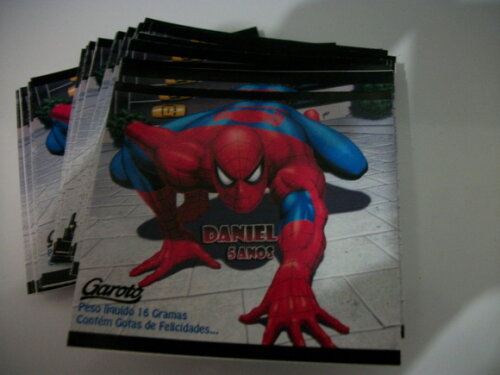 Rótulos Para Baton homem aranha