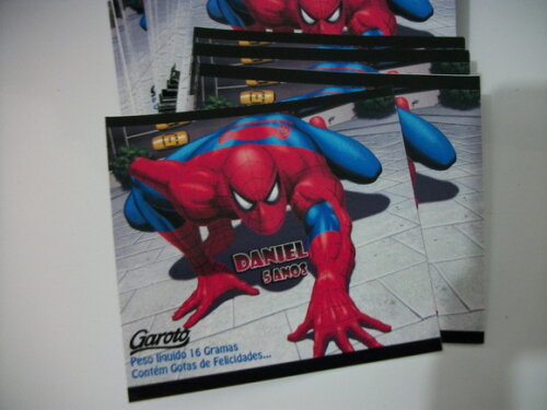 Rótulos Para Baton homem aranha
