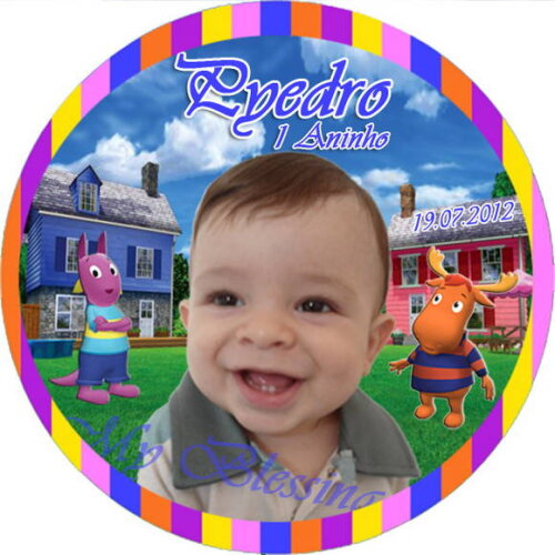 Rótulos para cantil backyardigans