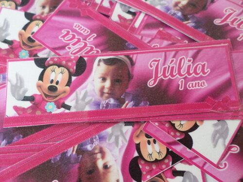 Rótulos para papinha da minie