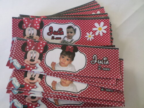 Rótulos Para Papinha da Minnie