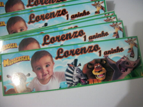 Rótulos Para Papinha do  madagascar