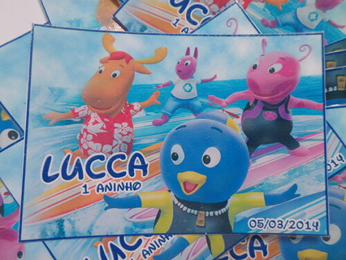 Rótulos para squeeze backyardigans