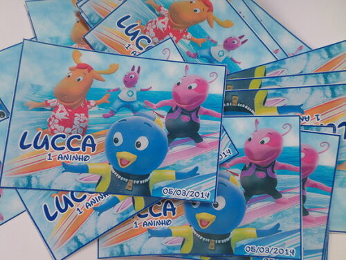 Rótulos para squeeze backyardigans