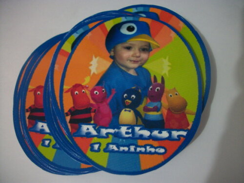 Rótulos para Tubo Pet Backyardigans