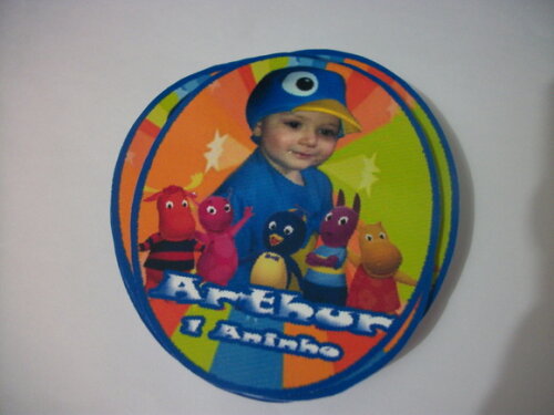 Rótulos para Tubo Pet Backyardigans