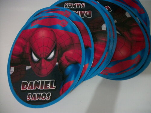 Rótulos para Tubo Pet Homem Aranha