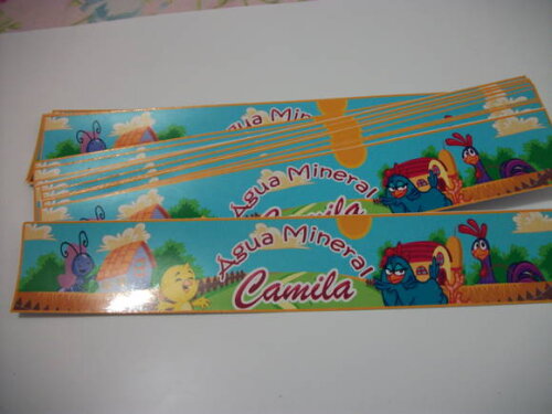 Rótulos Personalizados Para Agua Galinha Pintadinha