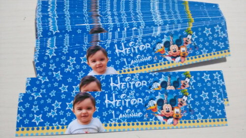 Rotulos Personalizados para Agua Mickey