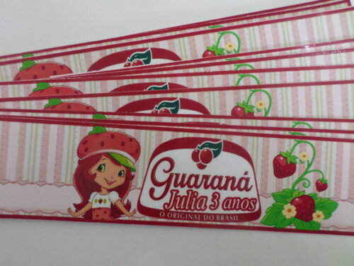 Rótulos Personalizados Para Guarana da Moranguinho