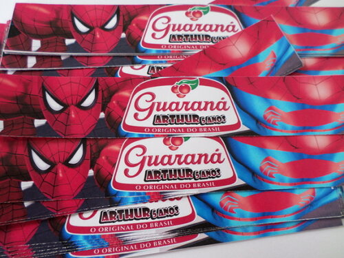 Rótulos Personalizados Para Guarana Homem Aranha