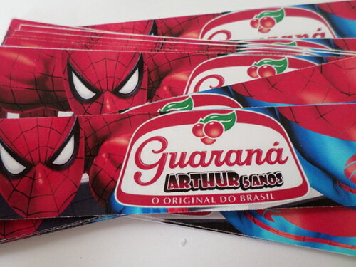 Rótulos Personalizados Para Guarana Homem Aranha