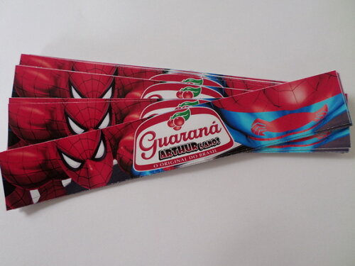 Rótulos Personalizados Para Guarana Homem Aranha