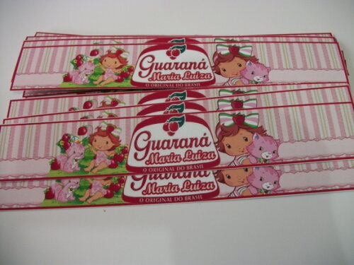 Rótulos Personalizados Para Guarana Moranguinho Baby